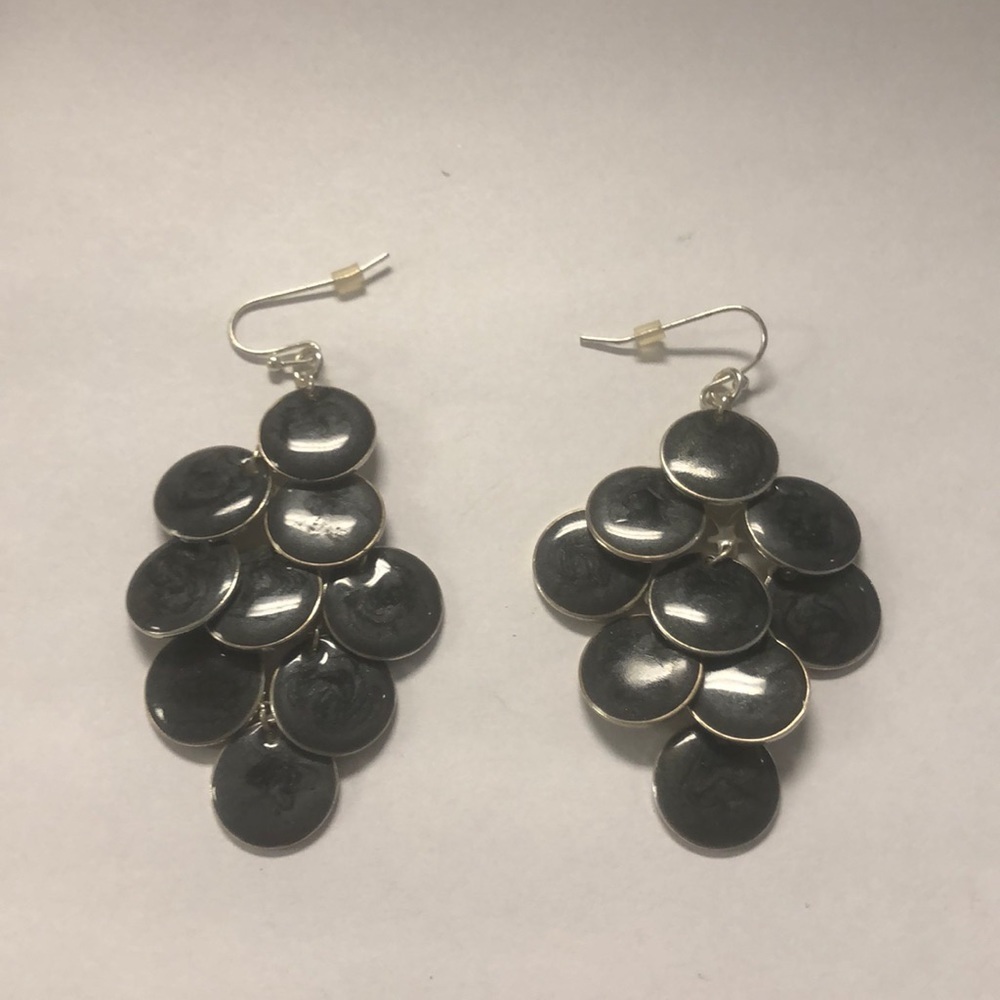 Grey earrings